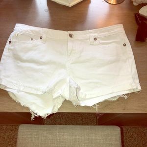 Juniors white shorts size 13